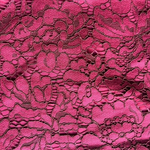 RACHEL ZOE Maroon Lace Formal Suzette Dress, Size 6 - Picture 7 of 12